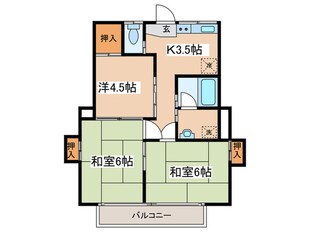 エムアイハイツの物件間取画像